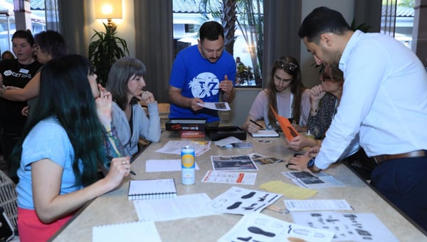 Back at the hotel… a mystery’s afoot