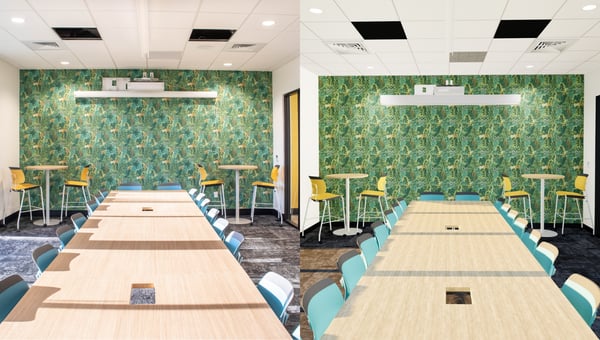 Second Place Render Versus Reality.