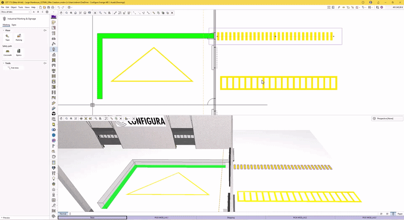 New 'Trim Lines' tool lets you trim floor markings&nbsp;
