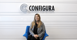 lauren at the configura office